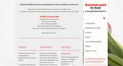 Desktop Screenshot of getraenkemaert.ch