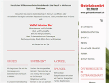 Tablet Screenshot of getraenkemaert.ch